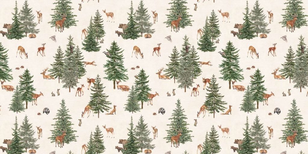 Pine Forest - White - 120