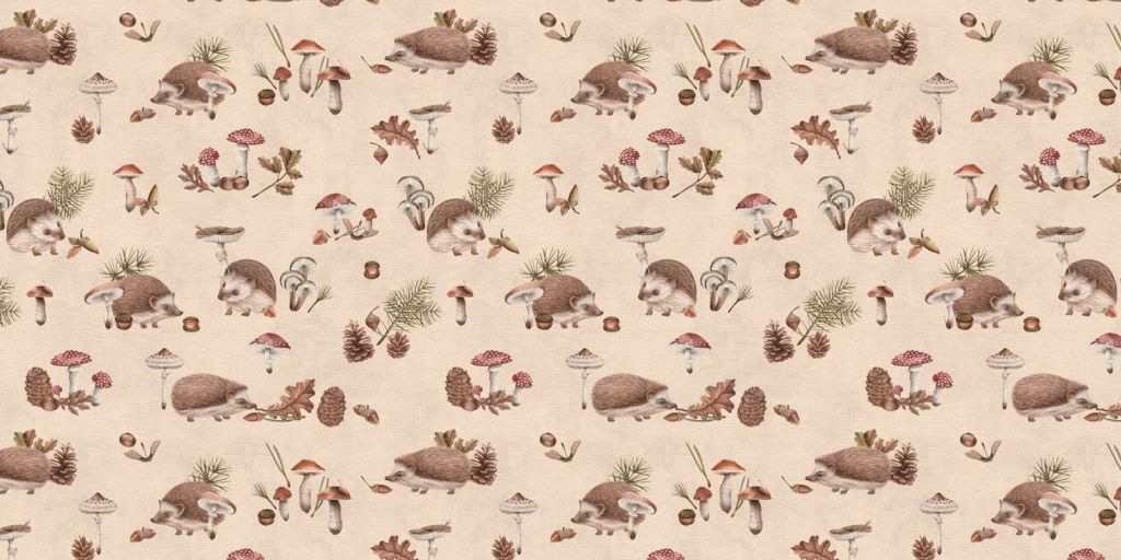 Happy Hedgehog - Beige - 120