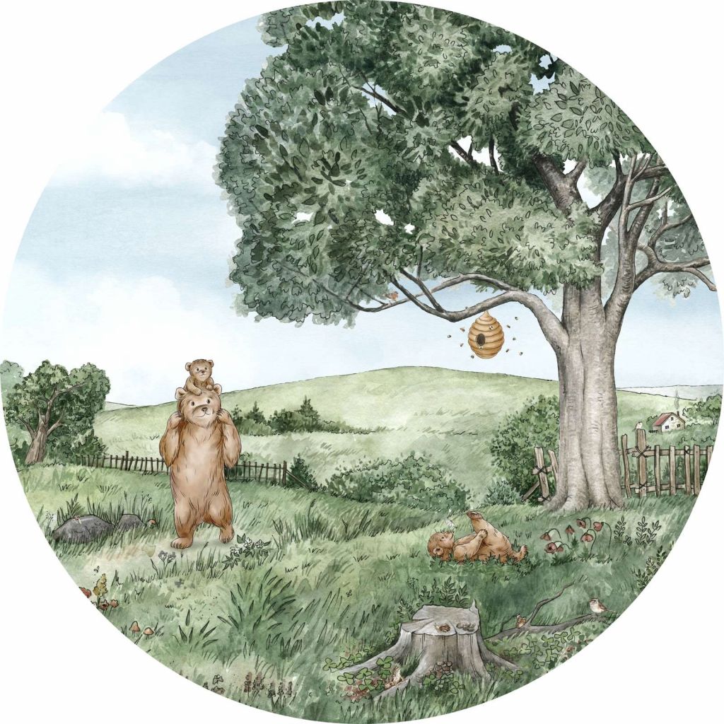 Bears and Bees - Circle