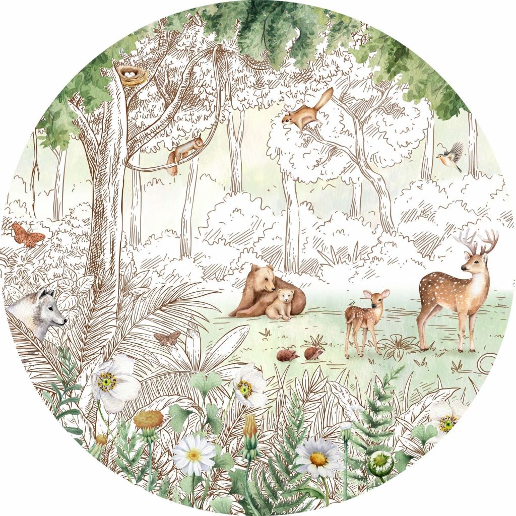 Forest Friends - Spring - Circle